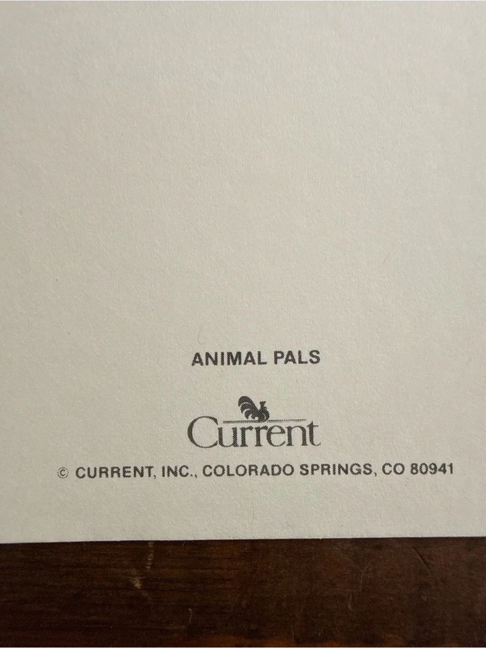 Vintage Current Inc “Animal Pals” Birthday Cards w/ Envelopes Lot of 5 R. Cris